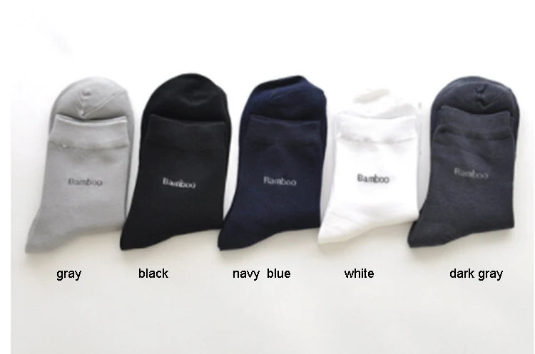 Lot de 10 Paires de Chaussettes Bambou