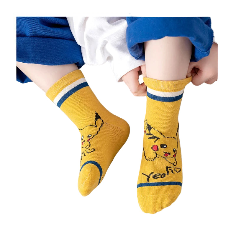 Lot de 5 paires de chaussettes Pikachu