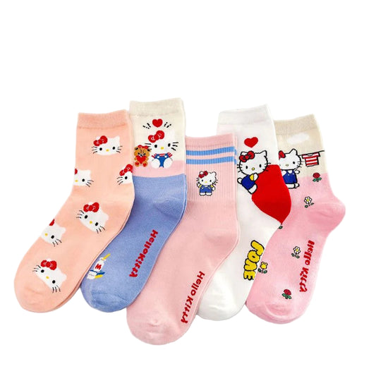 Lot de 5 paires Hello Kitty