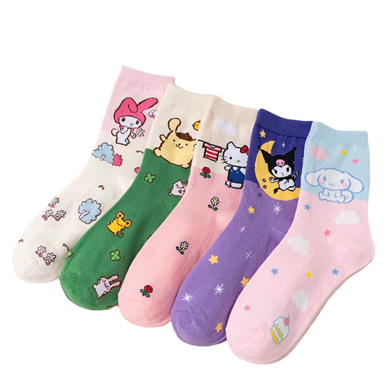 Lot de 5 paires de chaussettes Hello Kitty
