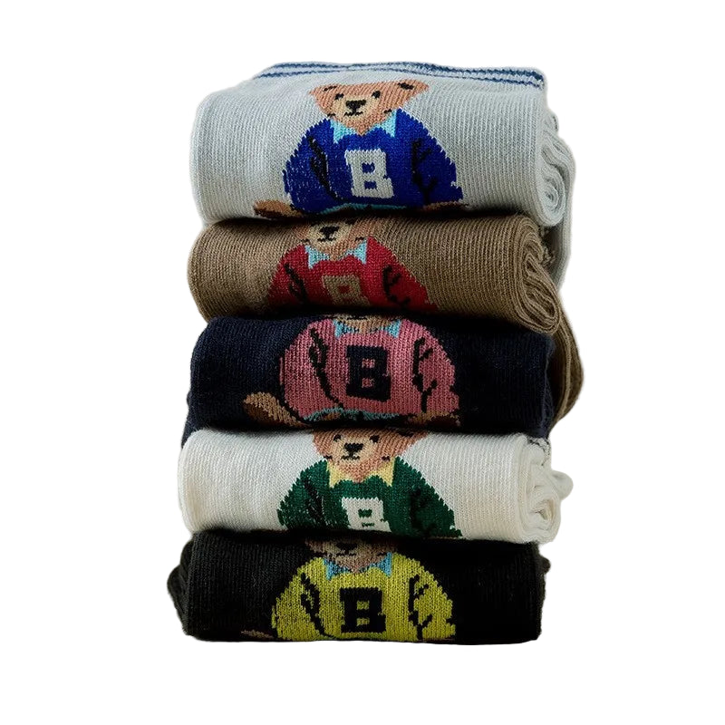 Lot de 5 paires de chaussettes Teddy Bear