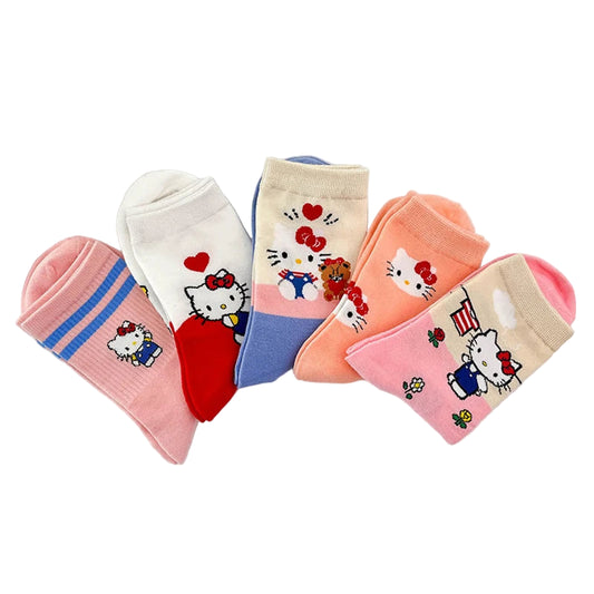 Lot de 5 paires Hello Kitty