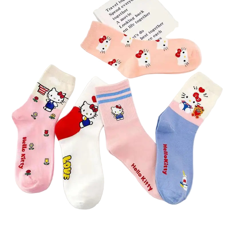 Lot de 5 paires Hello Kitty
