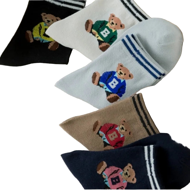 Lot de 5 paires de chaussettes Teddy Bear