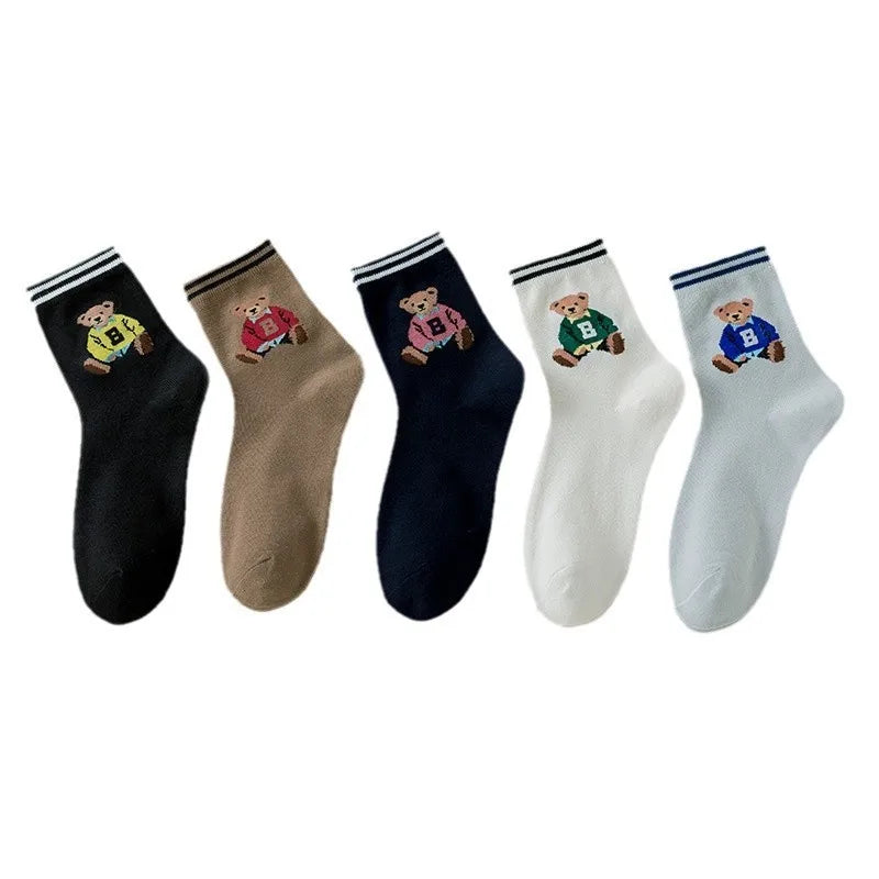 Lot de 5 paires de chaussettes Teddy Bear